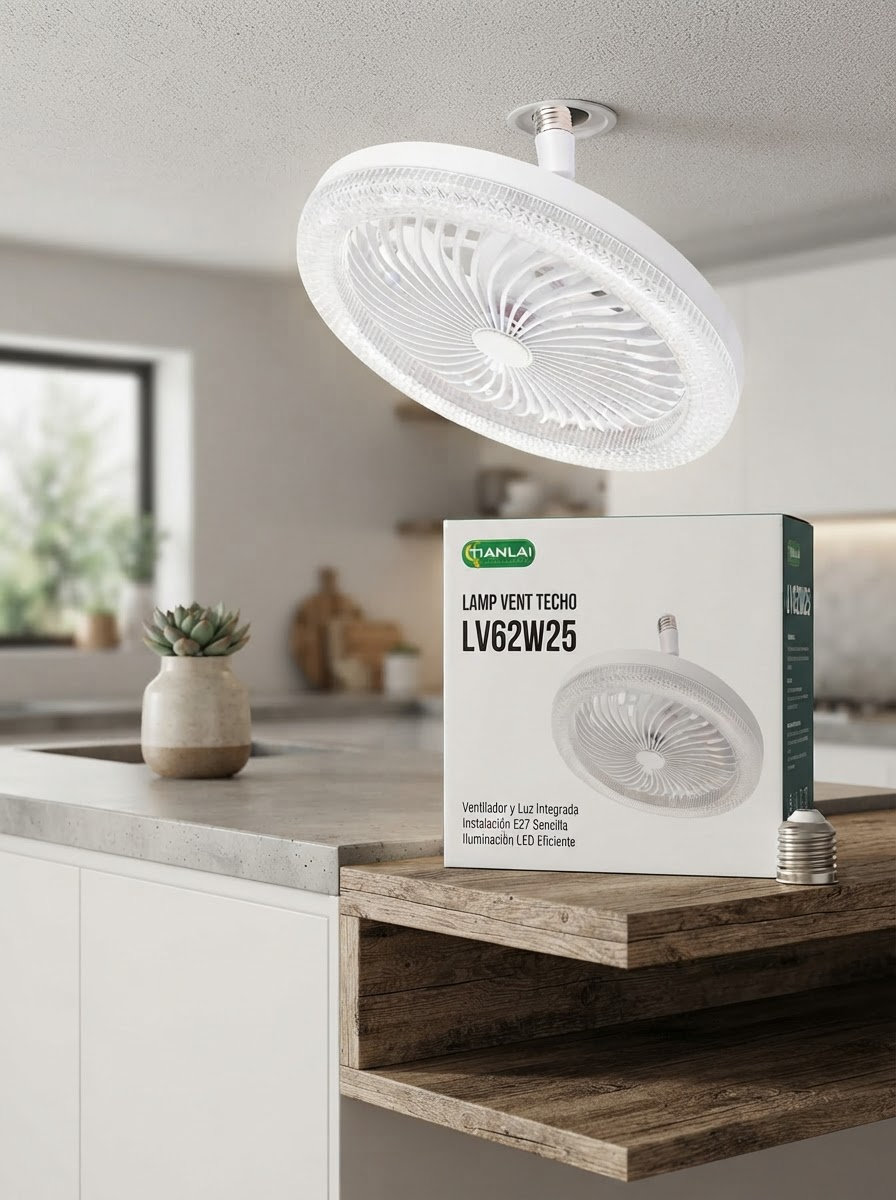 Lámpara Ventilador de Techo TIANLAI 25W